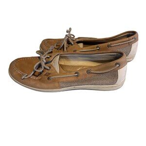 Sperry topsider leather laguna oxfords deck shoes brown size 8M